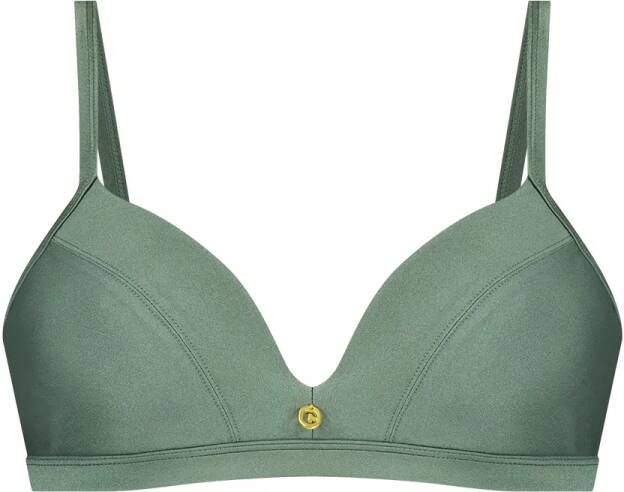Ten Cate Beach TC WOW niet-voorgevormde triangel bikinitop groen - Foto 2