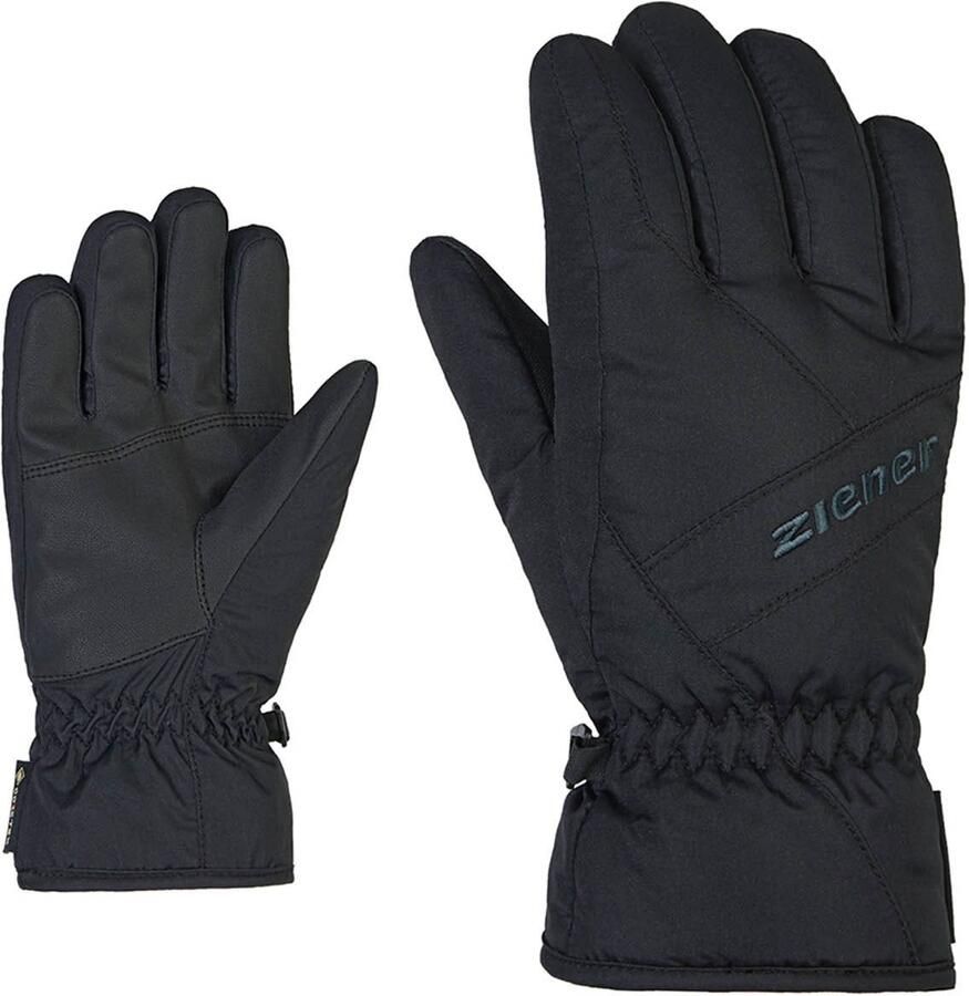 Ziener linard gtx skihandschoenen zwart kinderen
