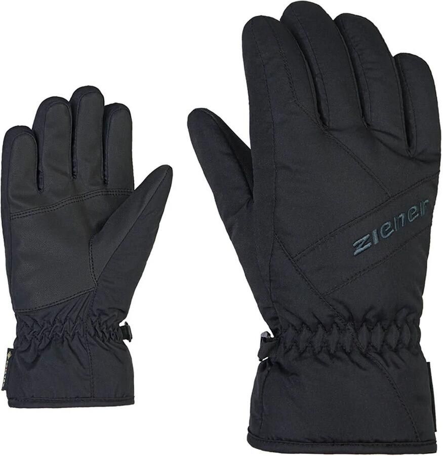 Ziener linard gtx skihandschoenen zwart kinderen