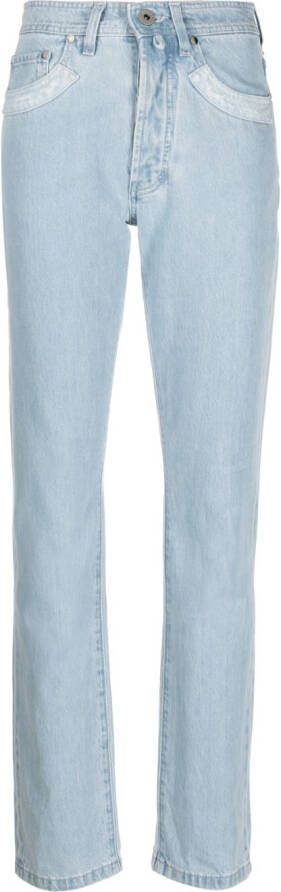 032c Straight jeans Blauw