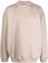 032c Sweater met Maria reliëf Beige - Thumbnail 1