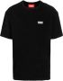 032c T-shirt met logopatch Zwart - Thumbnail 1