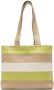 0711 Harper shopper met colourblocking Groen - Thumbnail 1