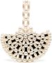 0711 Selen clutch verfraaid met pailletten Wit - Thumbnail 1