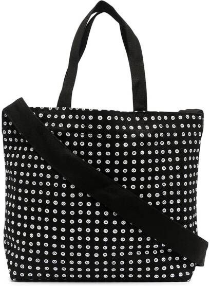 10 CORSO COMO Canvas shopper Zwart