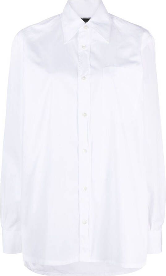10 CORSO COMO Katoenen blouse Wit