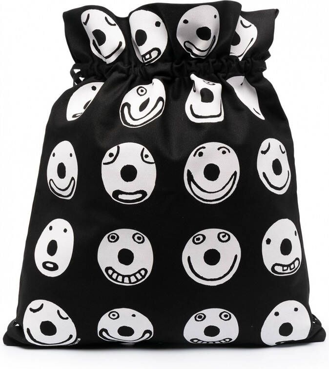 10 CORSO COMO Rugzak met print Zwart