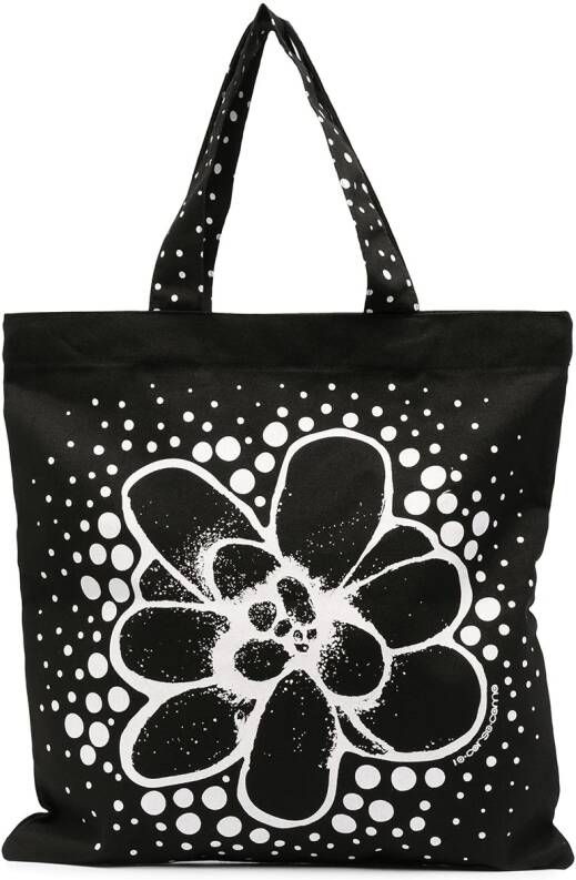 10 CORSO COMO Shopper met bloemenprint Zwart