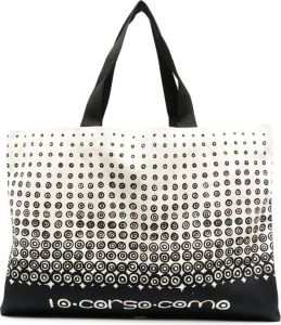 10 CORSO COMO Shopper met logo Zwart