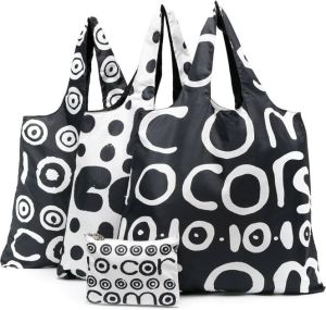 10 CORSO COMO Shopper met logo Zwart