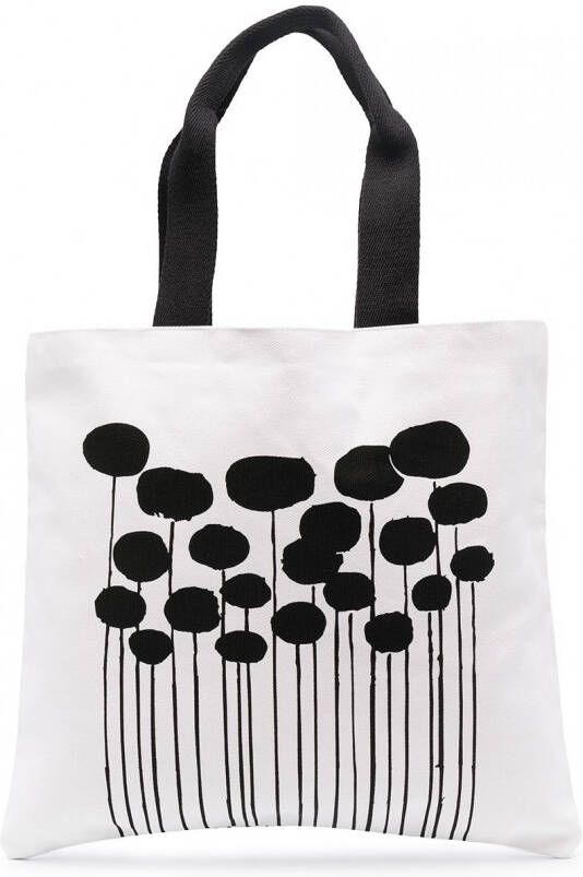 10 CORSO COMO Shopper met print Wit