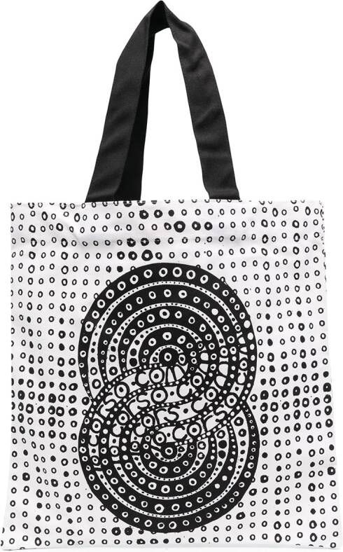 10 CORSO COMO Shopper met print Wit