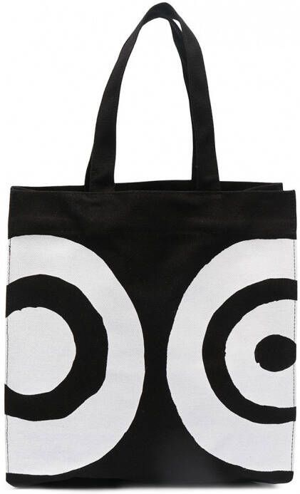 10 CORSO COMO Shopper met print Zwart