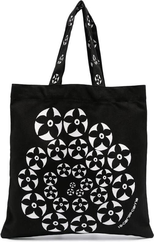 10 CORSO COMO Shopper met print Zwart