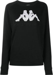 10 CORSO COMO Sweater met geborduurd logo Zwart