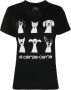 10 CORSO COMO T-shirt met logoprint Zwart - Thumbnail 1