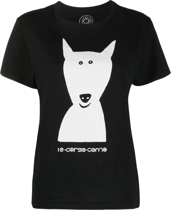 10 CORSO COMO T-shirt met print Zwart