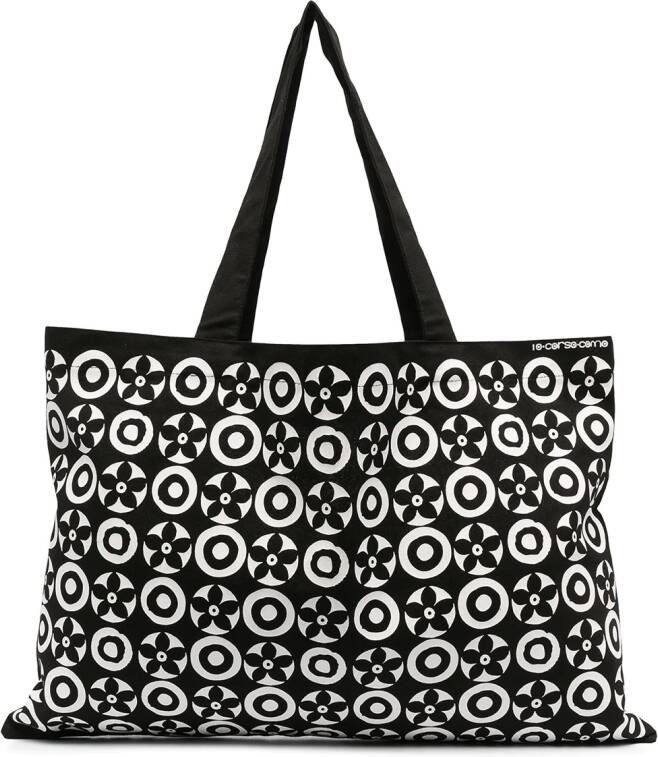 10 CORSO COMO Tweekleurige shopper Zwart