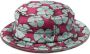 10 CORSO COMO Vissershoed met bloemenprint Grijs - Thumbnail 1
