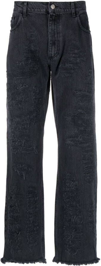 1017 ALYX 9SM Gerafelde jeans Zwart