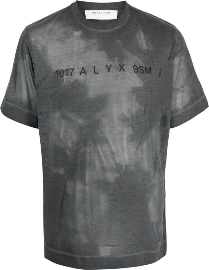1017 ALYX 9SM T-shirt van katoenblend met print Zwart