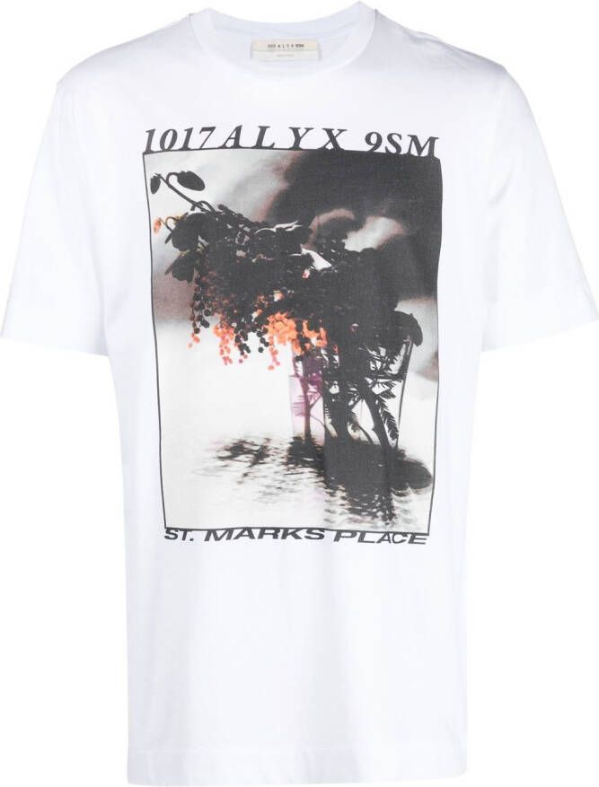 1017 ALYX 9SM T-shirt met grafische print Wit