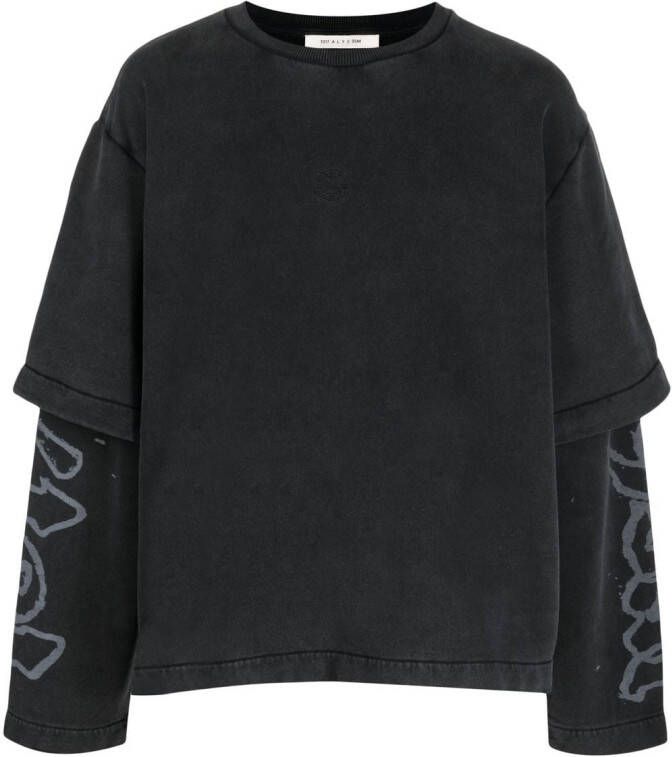 1017 ALYX 9SM Sweater met print Zwart
