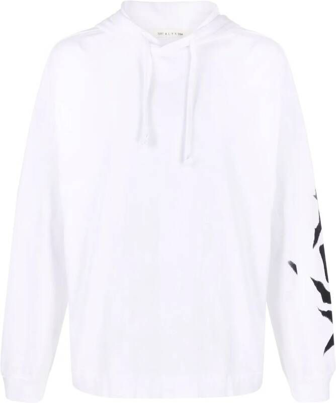 1017 ALYX 9SM Hoodie met print Wit