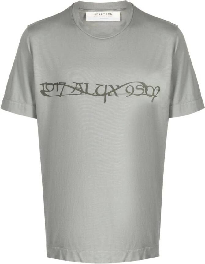 1017 ALYX 9SM T-shirt met logoprint Grijs