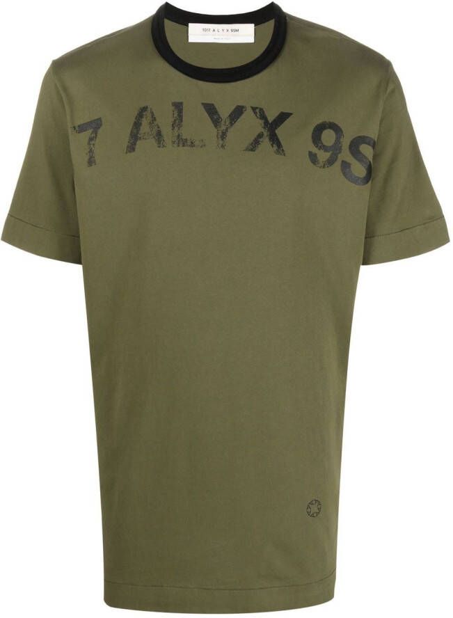 1017 ALYX 9SM T-shirt met logoprint Groen
