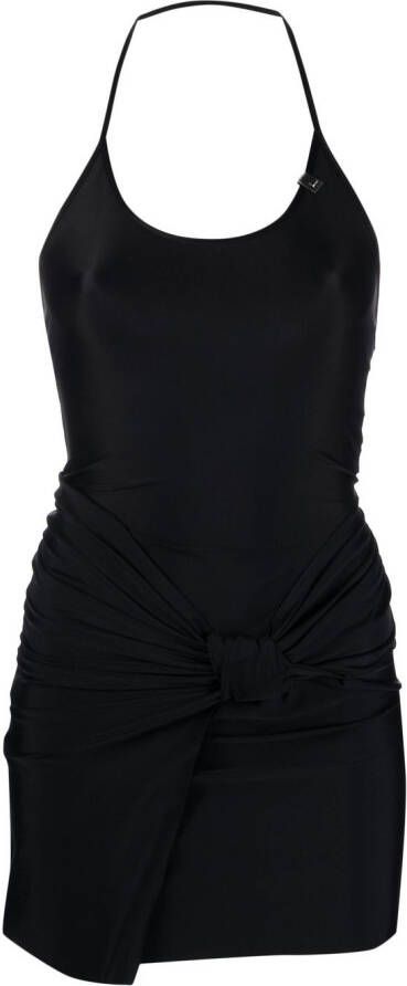 1017 ALYX 9SM Mini-jurk met gesmockt detail Zwart