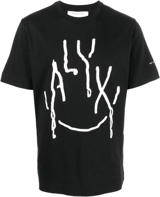 1017 ALYX 9SM T-shirt met abstracte print Zwart