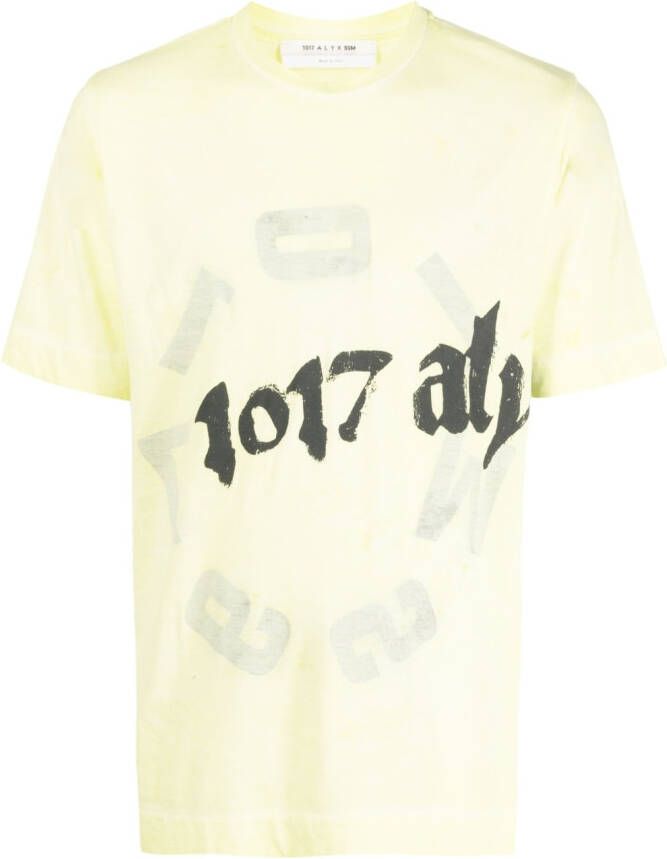 1017 ALYX 9SM T-shirt met logoprint Geel