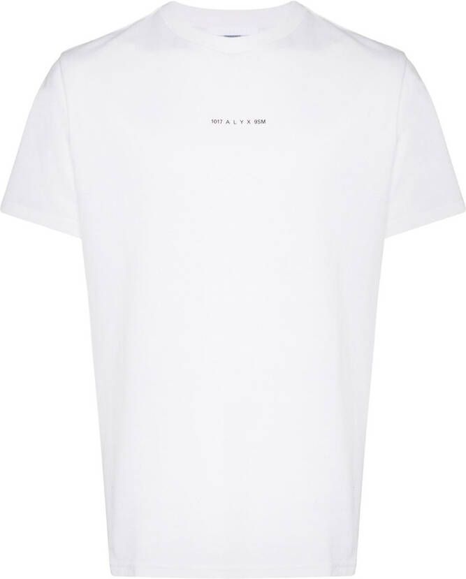 1017 ALYX 9SM T-shirt met logoprint Wit