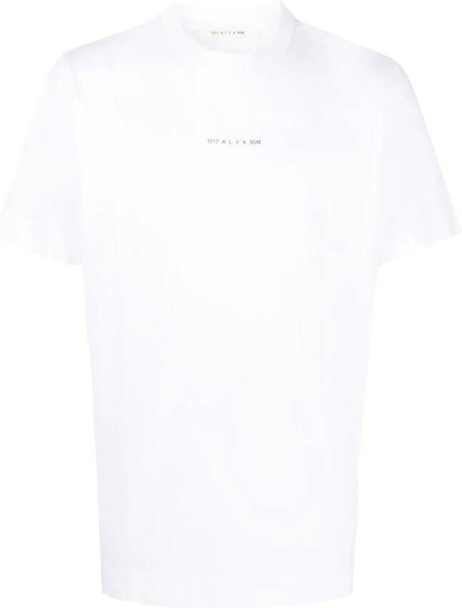 1017 ALYX 9SM T-shirt met logoprint Wit
