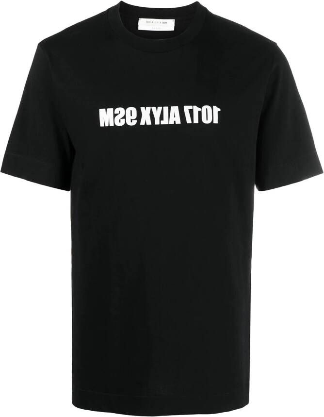 1017 ALYX 9SM T shirt met logoprint heren katoenkatoen XXL Zwart