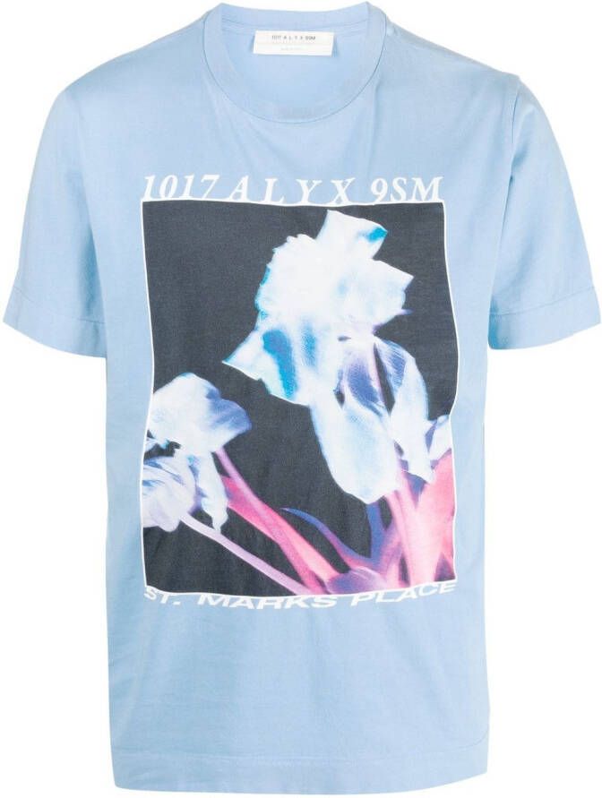 1017 ALYX 9SM T-shirt met print Blauw