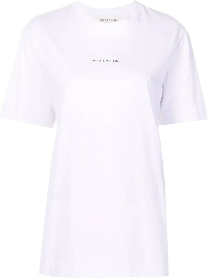 1017 ALYX 9SM T-shirt met tekst Wit