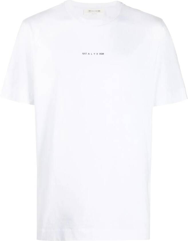 1017 ALYX 9SM T-shirt met tekst Wit