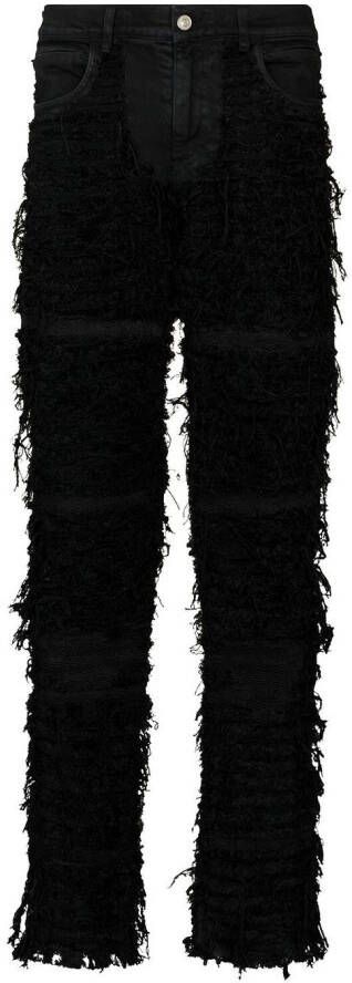1017 ALYX 9SM x Blackmeans gerafelde jeans Zwart