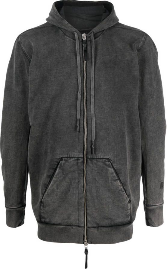 Boris Bidjan Saberi Hoodie met lange mouwen Grijs
