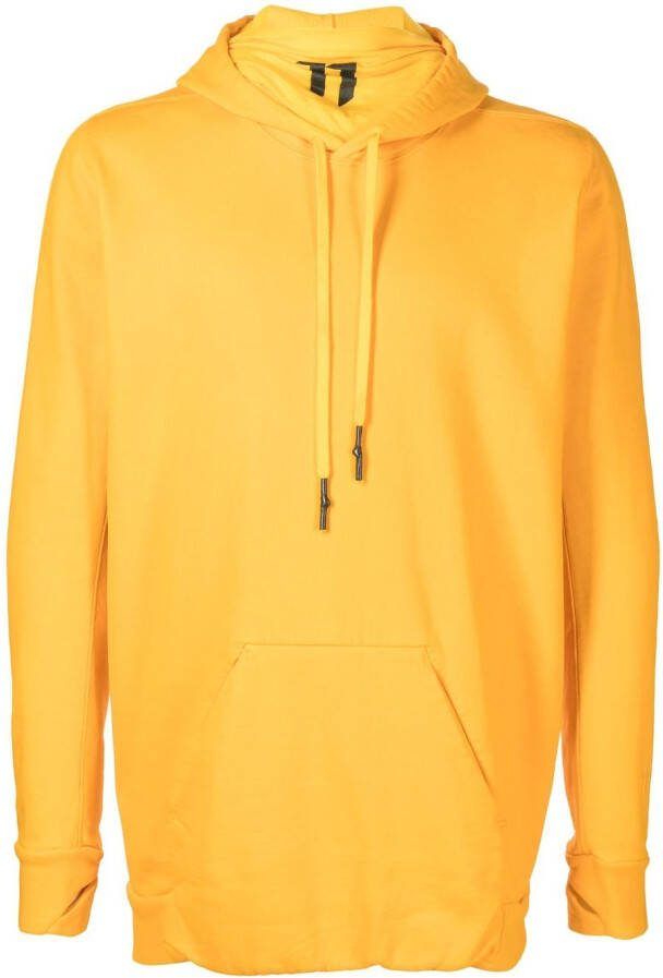 11 By Boris Bidjan Saberi Hoodie met logoprint Geel