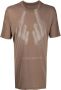 11 By Boris Bidjan Saberi T-shirt met print Bruin - Thumbnail 1