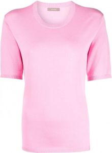 12 STOREEZ Fijngebreid T-shirt Roze