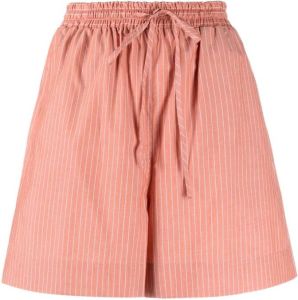 12 STOREEZ Gestreepte shorts Roze