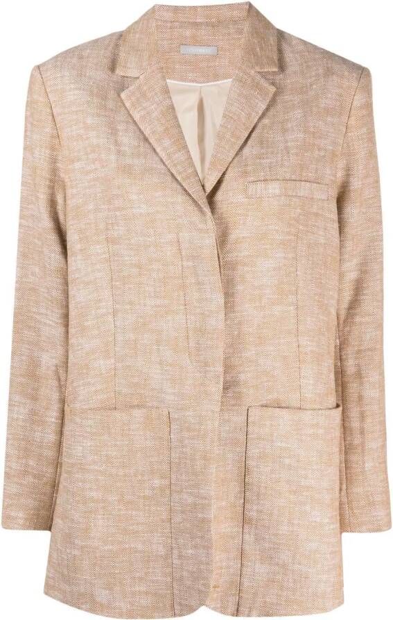 12 STOREEZ Oversized blazer Beige