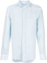 120% Lino Button-down overhemd Blauw - Thumbnail 1