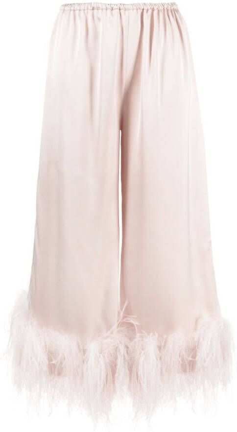 16Arlington Broek met wijde pijpen Beige