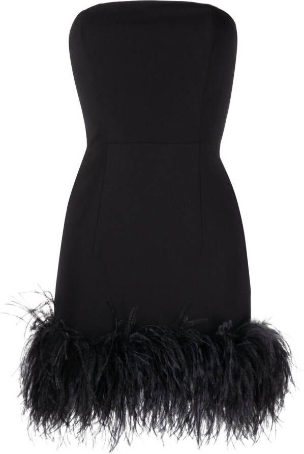 16Arlington Strapless midi-jurk Zwart