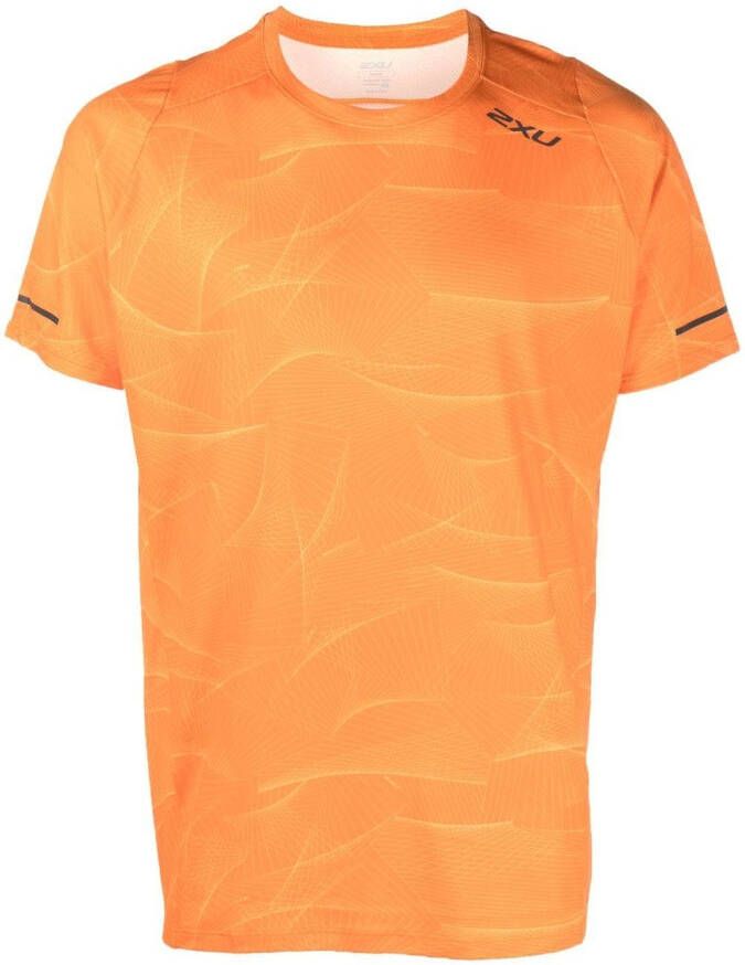 2XU T-shirt met lange mouwen Oranje